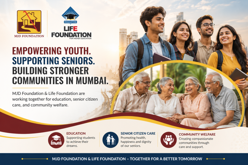 NGO in Mumbai for Donation. | Life MJD foundation